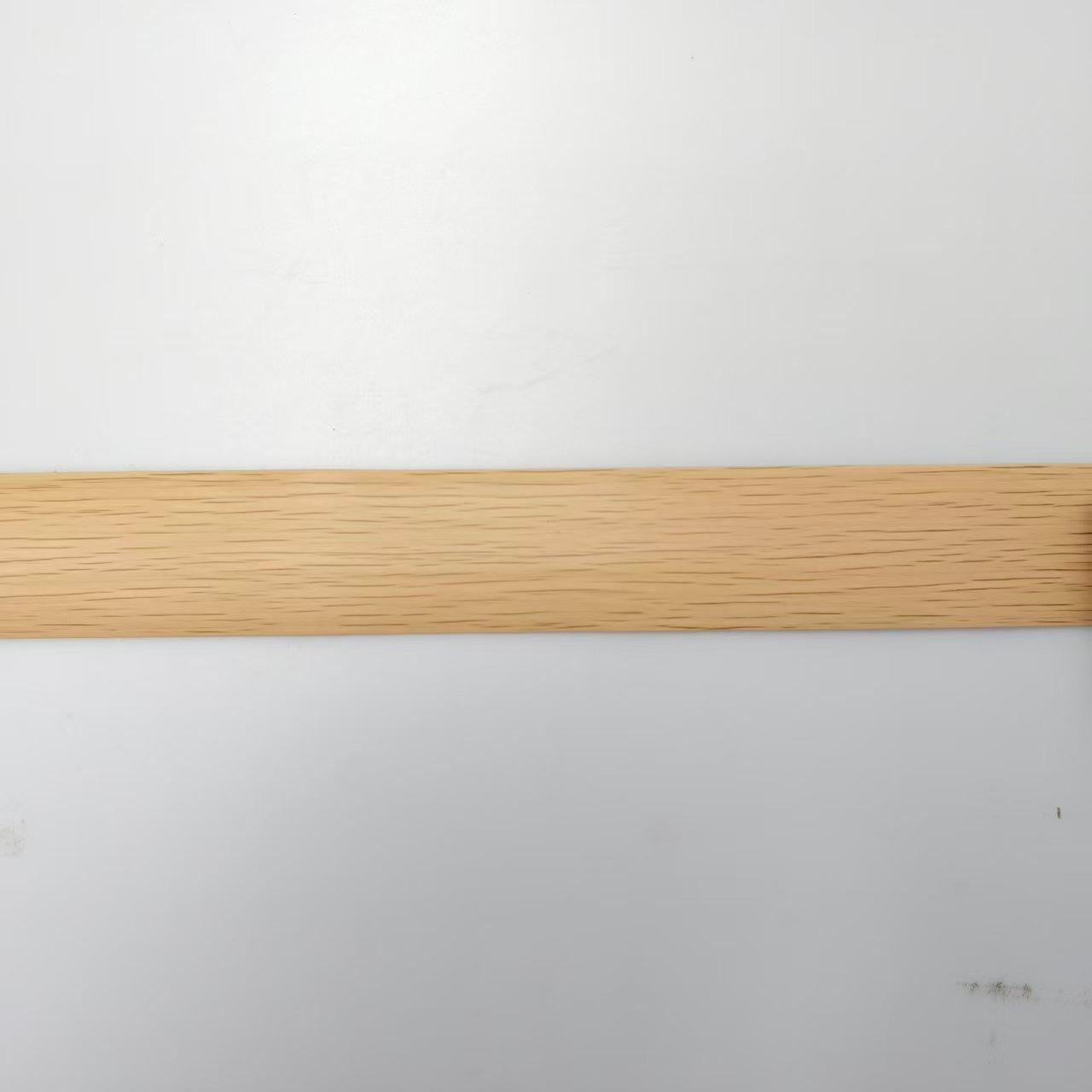 

1 Roll 1m/3m PVC Wood Grain Floor Transition Strip, Self-adhesive Edge Decorative Strip, Modern Floor Threshold Divider 1m