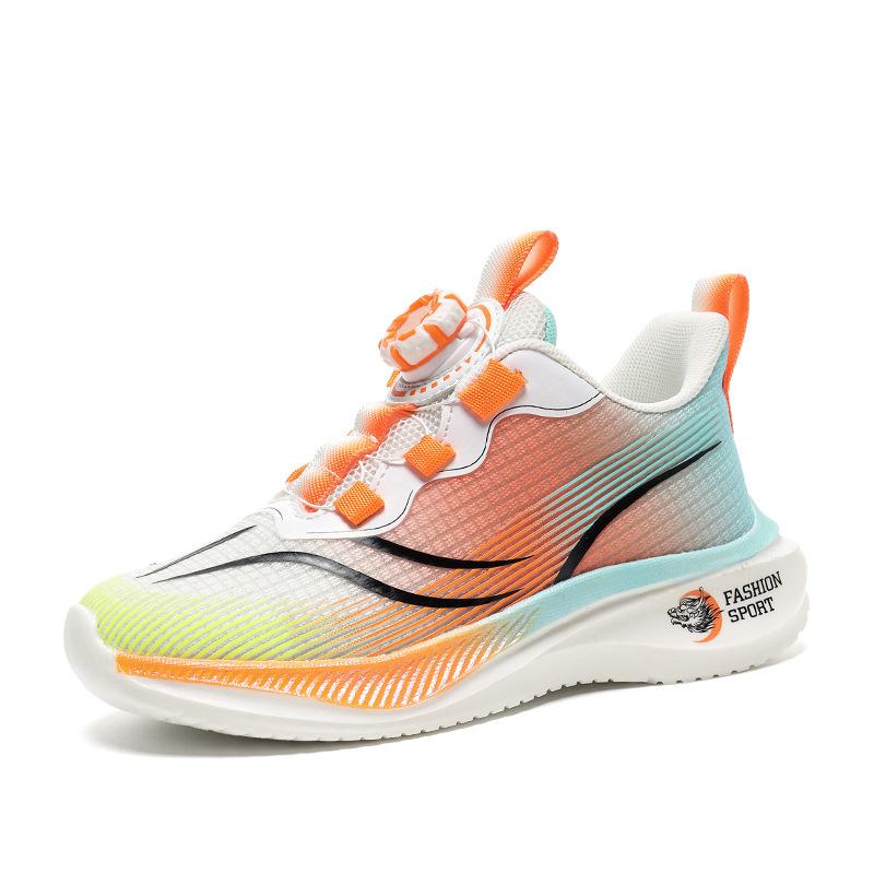 Children's Running Shoes Girls Summer New Mesh Breathable Sports Shoes Medium and Large Boys Wear-resistant Non-slip Sports Classmates