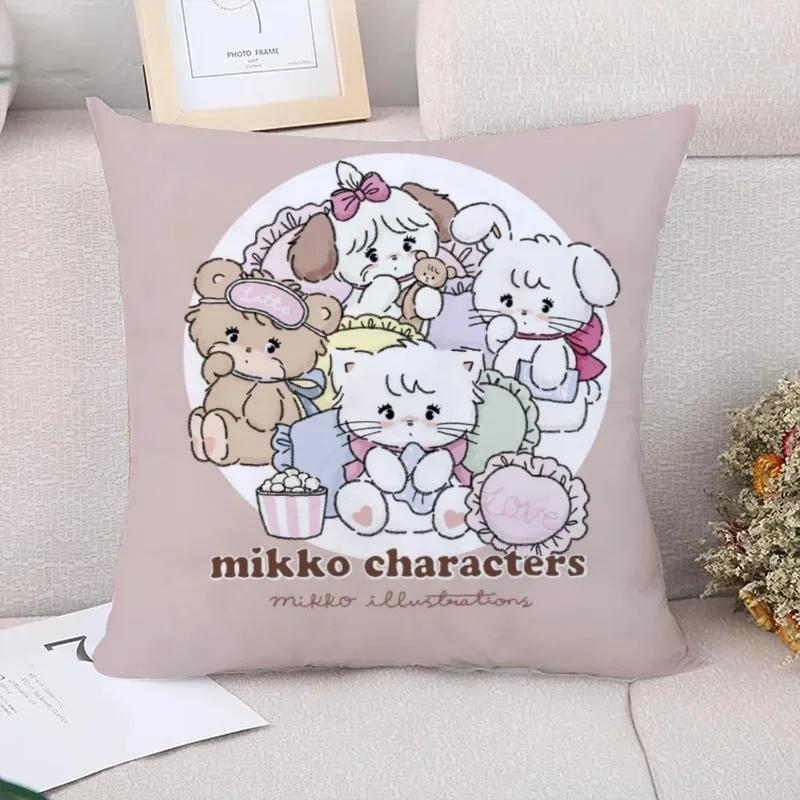 Pillow Cases Decorative Pillows Covers Mikko Illustrations Pillowcases  Sofa Cushions Fall Decor Cushion Cover Luxury
