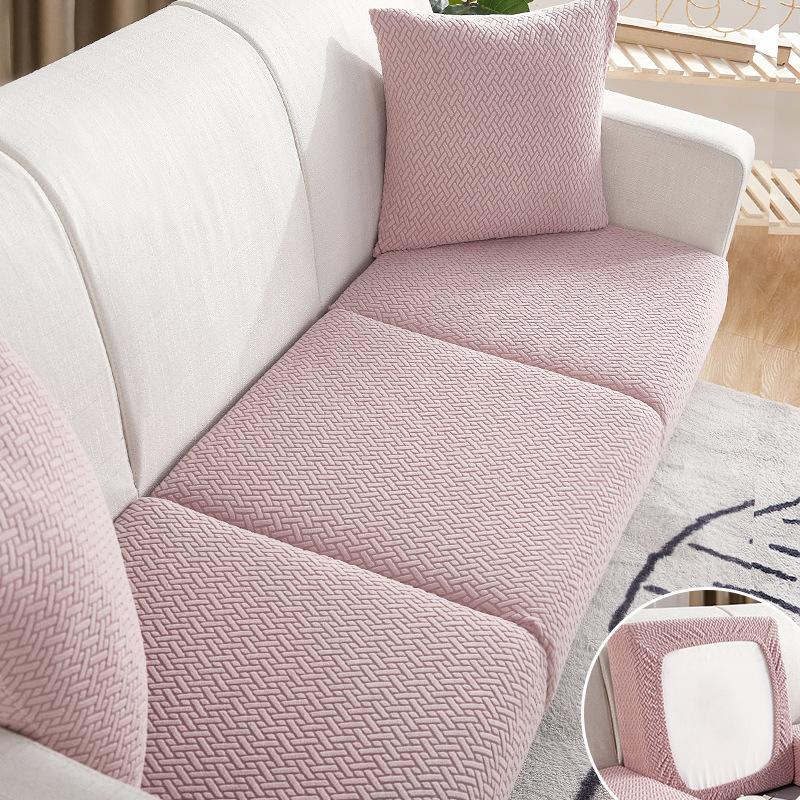 Stretch Sofa Cover Solid Color Seat Cover Sofa Sofa Cover All-Inclusive Four Seasons Universal Cover Cloth Sofa Cushion Cover