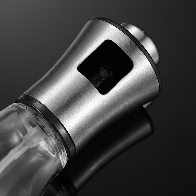 Qianxing 304 Stainless Steel Glass Oil Spray Bottle