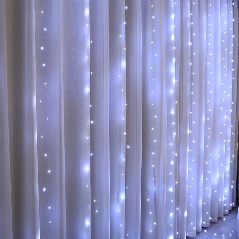 Electric garland interior LED curtain, 6.3 m, 1 pc