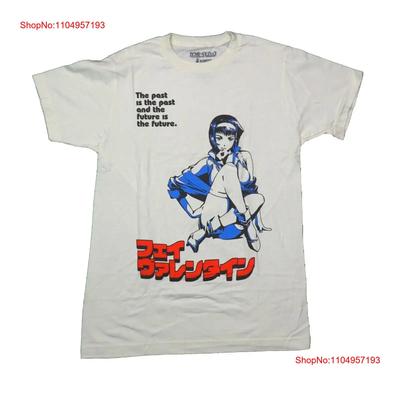 Cowboy Bebop Neues Erwachsenen T-Shirt Faye Along The Past is Future vintage Gewaschen Grafik Stilvoll Leicht mode