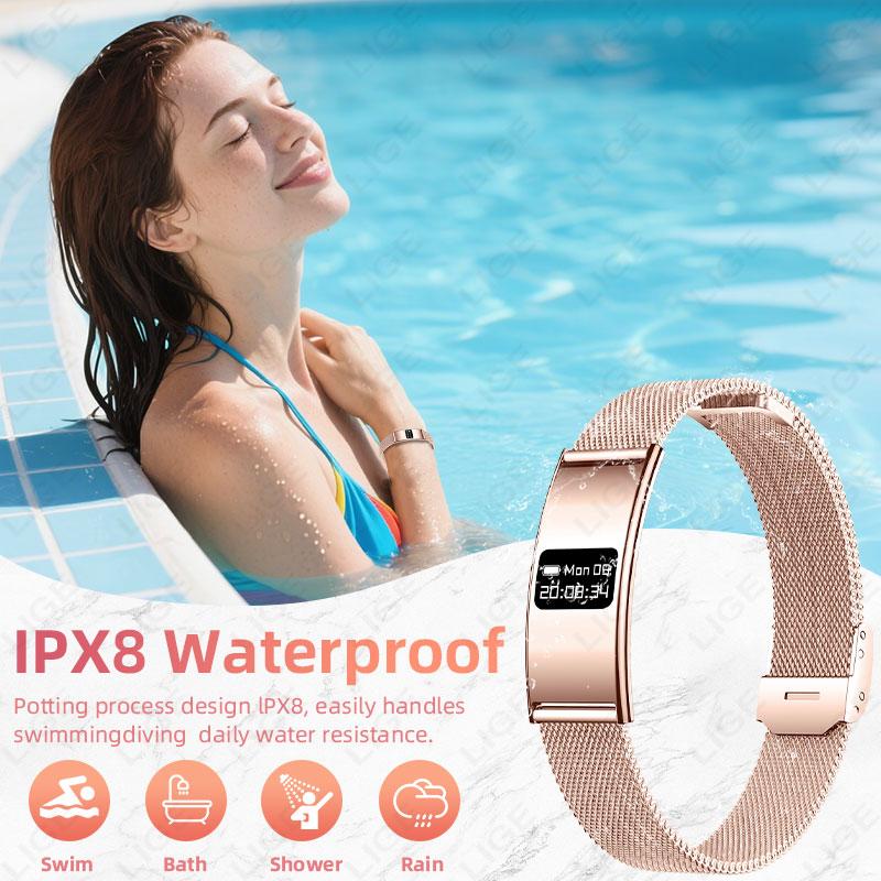 NEW Ultra-thin Fashion Smart Bracelet Pedometer Health Women Men Sports Waterproof Watch Heart Rate Blood Oxygen Wristband