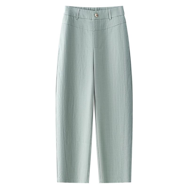 Women's Light Cotton Linen Slimming Harem Pants - 2025 Summer Collection
