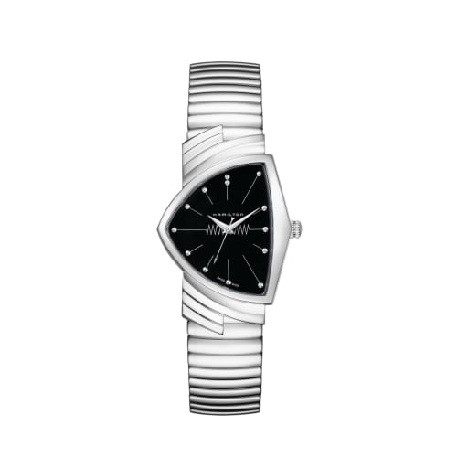 

Hamilton Ventura Quartz Men s Watch H24411232 with Official Warranty [Official Import]