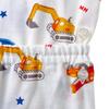 Kurzarm Made in White [Miki House] Pyjama, Loungewear, Auto, Japan, Jungen, Baby, Kinder, Kinderbekleidung, Kinderpyjama, 12-7303-680, 110cm,