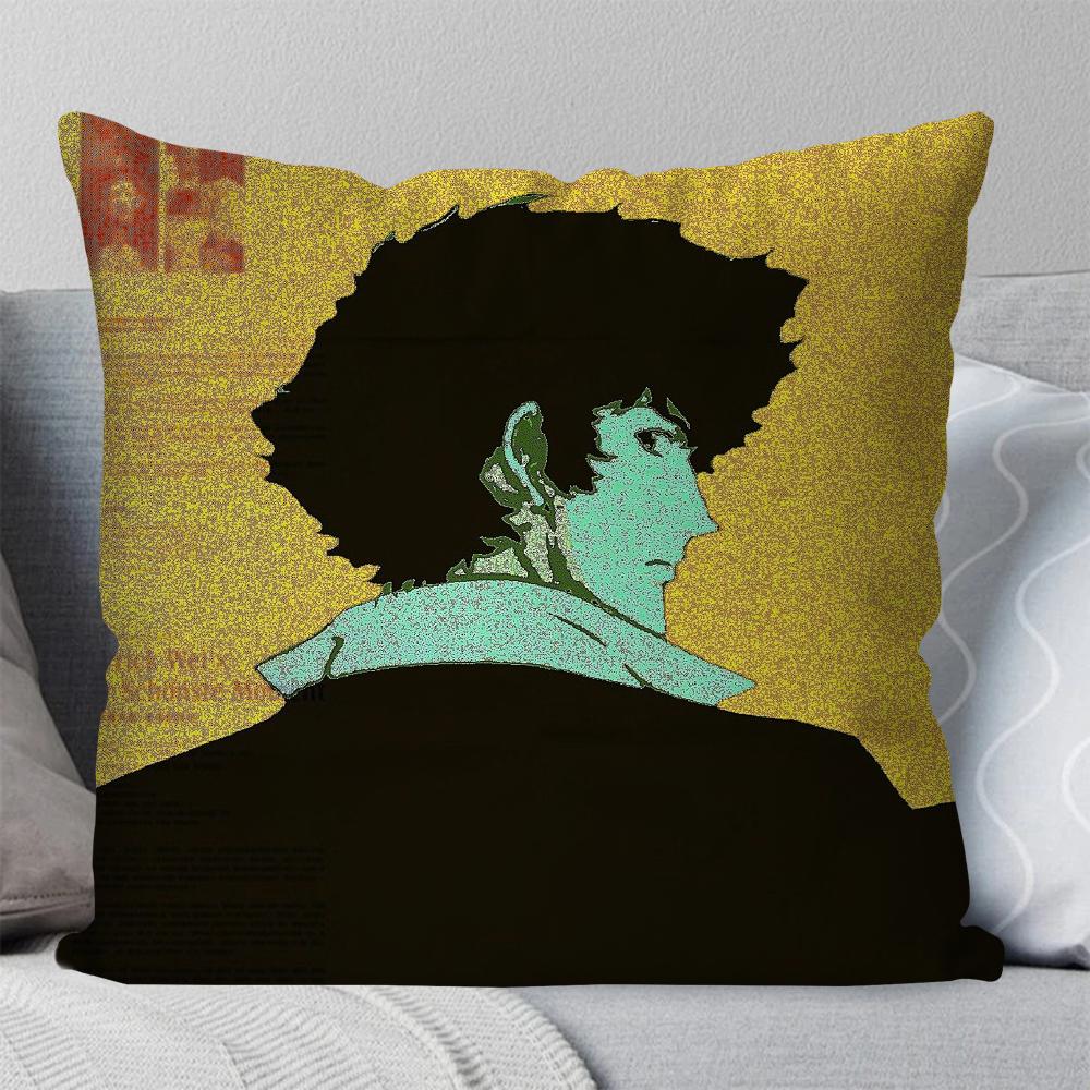 Animation C-Cowboy B-Bebop Spike Pillow Case Square Pillow Bedroom Sofa Leisure Comfort CushionLiving Room Home Decoration 40X40