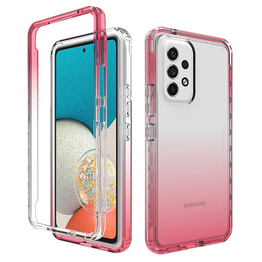 Suitable for Samsung A13 A23 A33 A53 A73 A03Core A03 A03S high-transparency gradient phone case