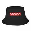 Techno Bucket Hat Snap Back Hat Sunscreen Unisex Hat Womens