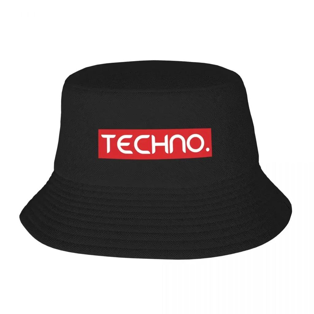 Techno Bucket Hat Snap Back Hat Sunscreen Unisex Hat Womens