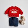 For Boys and Girls, New Year and Christmas Children's Clothing Creates Festive Atmosphere. Choose A Stylish Red Autumn and Winter Christmas Hoodie