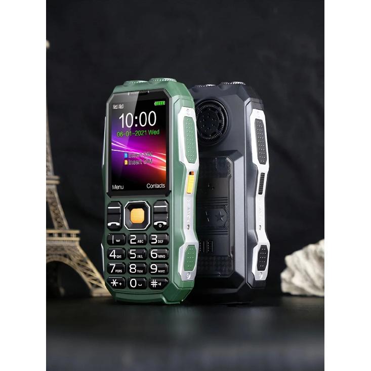 Unlocked Shockproof Senior Phone Big Battery Powerbank Large Key Durable 3 Sims Loud Voice Speed Dial Strong Torch For Elderly
