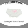 1/6 Female Figures Underwear Doll Clothes DIY Decoration Stylish Lace Dress Up Miniature for