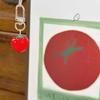 Novelty Tomato with Leaf Girl Keychain Charm Pendant Accessory for School Travel and Everyday Styles Daily Casual Use