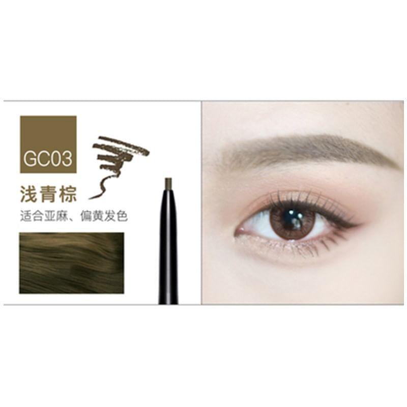 Gracebabi - 2 in 1 Eyebrow Pencil (#04-06)