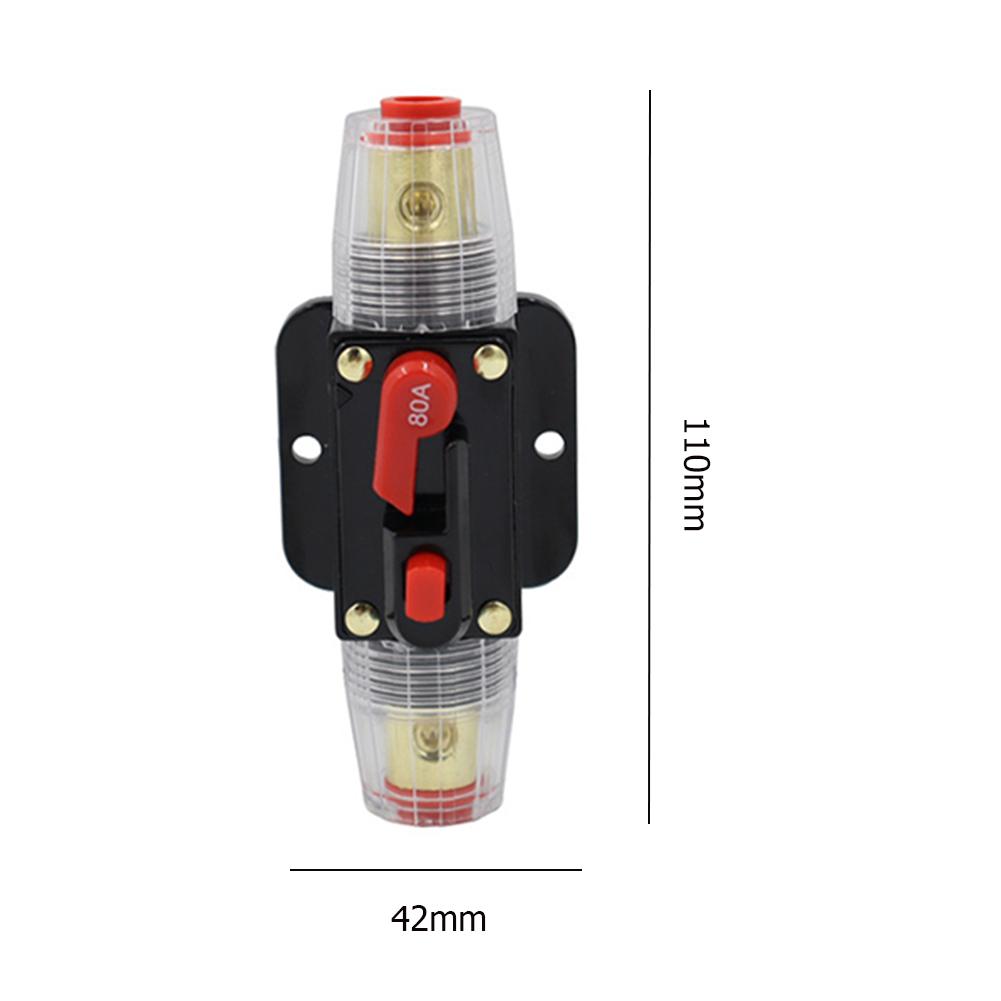 150/100/50/30/20/40/60/80A 12V Car Truck Audio Modification Stereo Amplifier Circuit Breaker Automatic Reset Fuse Holder Switch