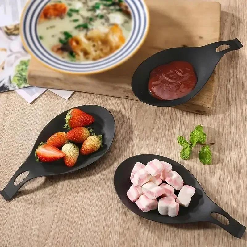 3pcs Silicone Spoon Rest Spatula Holder Heat Resistant Utensil Placemat Tray Kitchen Tools