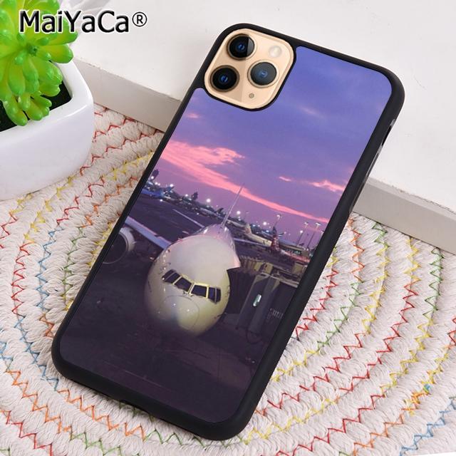 Pink Travel Aircraft Airplane Phone Case For iPhone 17 Air 16 pro max 15 14 plus 12 13 Shell Cover coque