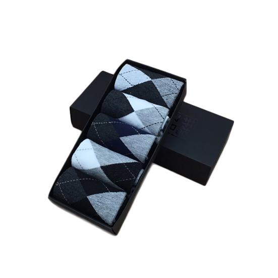 3/5 Perechi Bărbați Primăvară Toamnă Tub Mediu Bumbac Respirabil Șosete Sport Business