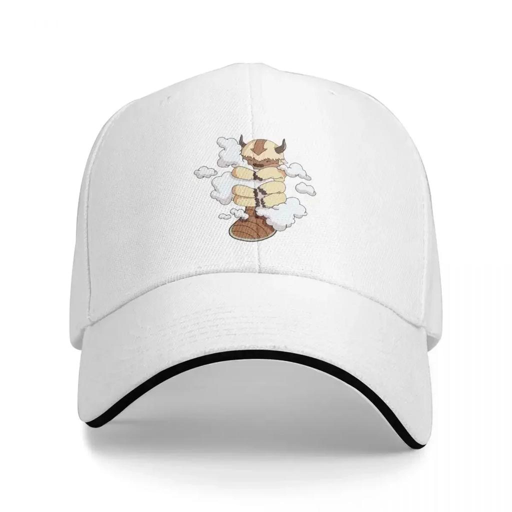 Appa Cuddling Clouds Avatar The Last Airbender Cap Fashion Casual Baseball Caps Adjustable Hat Summer Unisex Baseball Hat