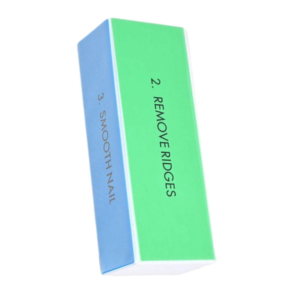 4 Sided Nail Buffer Block With 400/800/1200/4000 Grit For Professional Manicure And Artificial Nails Care Durable EVA Sponge Design