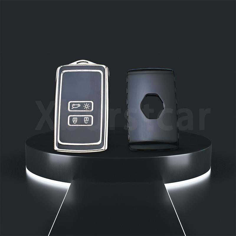 Tpu Car Key Cover Shell For Renault Captur Koleos Kadjar Zoe Arkana Espace Clio Megane Grand Scenic Sandero Dacia Duster Card