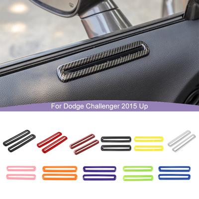ABS Deur Air Vent Decoratie Cover Sticker Fit Voor Dodge Challenger 2015 Up Auto-interieur Accessoires