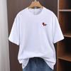 2026 Year of the Horse Embroidered Cotton Unisex Short Sleeve Tee