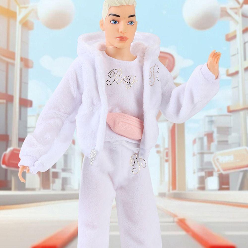 Fashion Male/Female Doll Clothing 2024 Velvet Sportswear Caps New DIY Toys  30CM Doll
