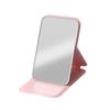 3-Farben Desktop Make-up Spiegel PU-Leder Einfach Tragbar Handspiegel Faltbar Studenten Kompakt Süßer Taschenspiegel Neu