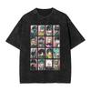 Hot Sale TV Series Anime Invincible Mark Grayson Graphic Print Tshirt Men Women Vintage Washed Cotton Oversized Summer New Tees