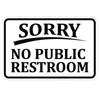 Retro Horror Comedy Metal Sign - No Entry Warning Plaque 20x30cm for Home Garage Bar Decor