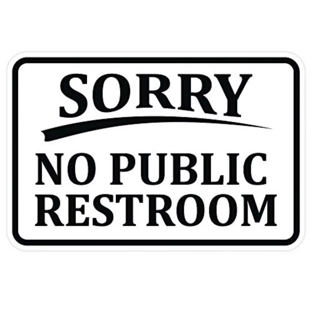 Retro Horror Comedy Metal Sign - No Entry Warning Plaque 20x30cm for Home Garage Bar Decor