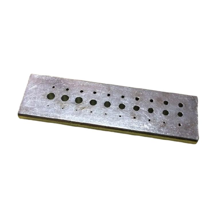 Multisize Hole Metal Drill Holder 30 Hole Drilling Base Stake for Watch Jewelry Repair Work Punching Tool Repair Kits