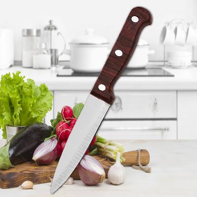3,5 Zoll braunes Obstmesser Edelstahl Küchenmesser Scharfe Klinge Haushaltsmesser für Obst und Gemüse Messer und Zubehör