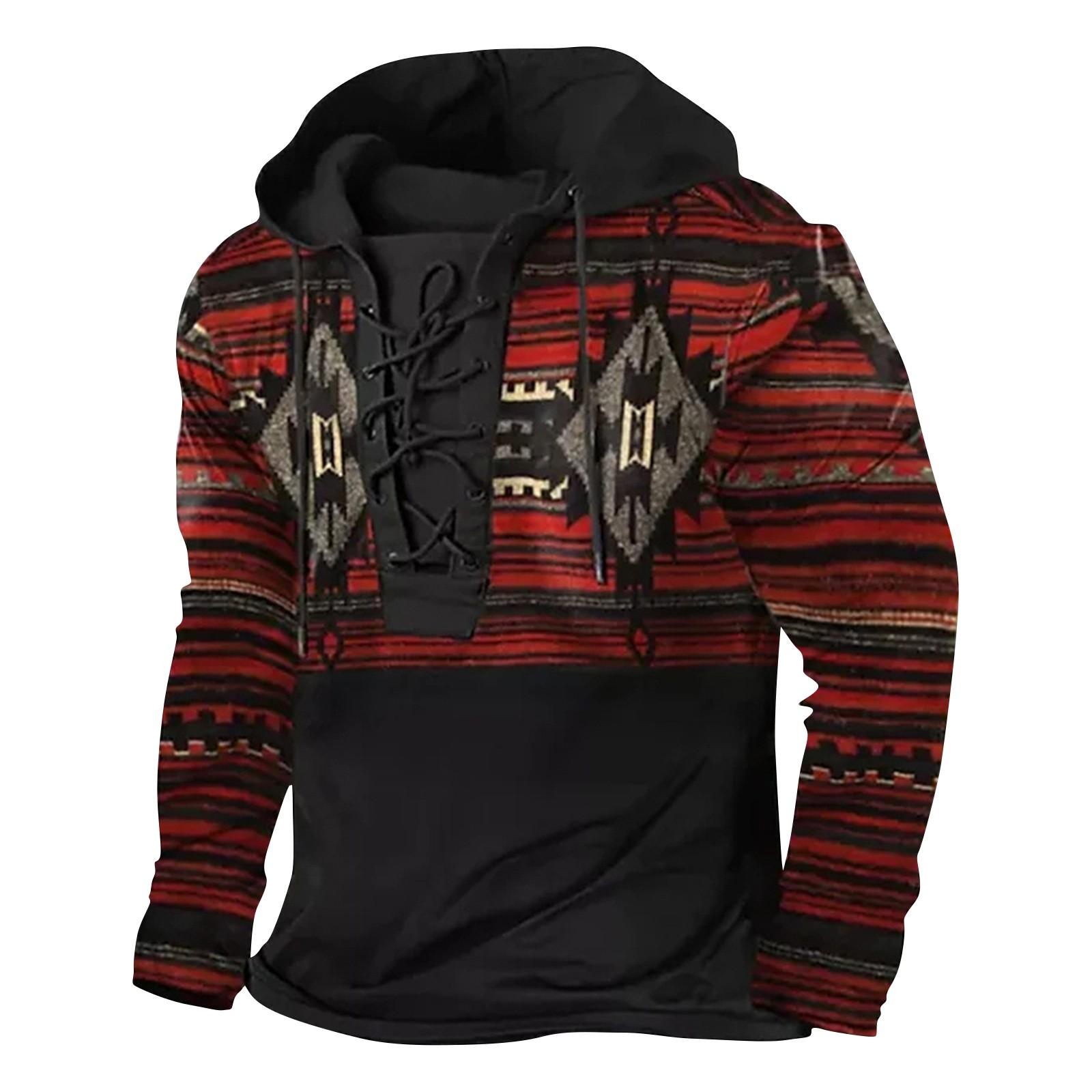 

Одежда для фитнеса, мужской периферийный свитер, футболка с длинными рукавами и капюшоном XL красный