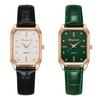 2022 Green Quartz Ladies Watch With Beautiful Square Dial For Live Broadcasting