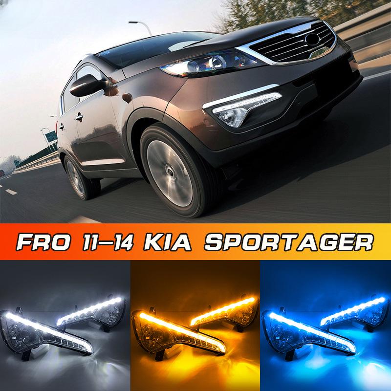 Kia Sportage LED Daytime Running Lights: Front Fog Light Replacement & Modification