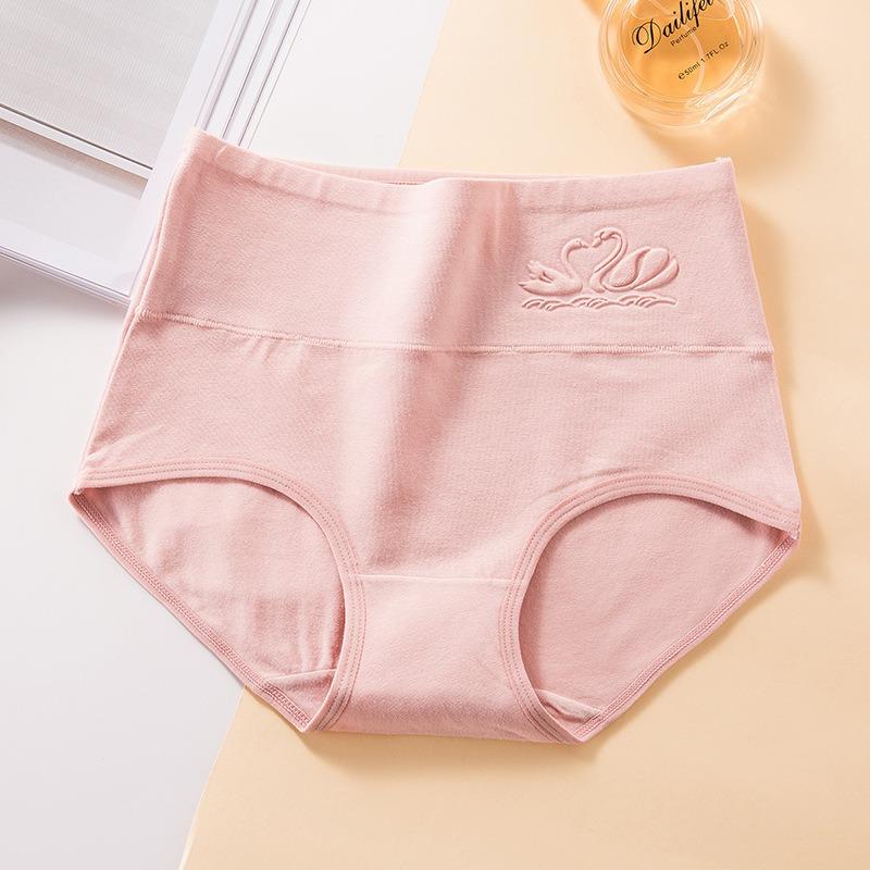 Women's Fashionable Breathable Underwear with High Waist and Tight Fit Oversized Briefs