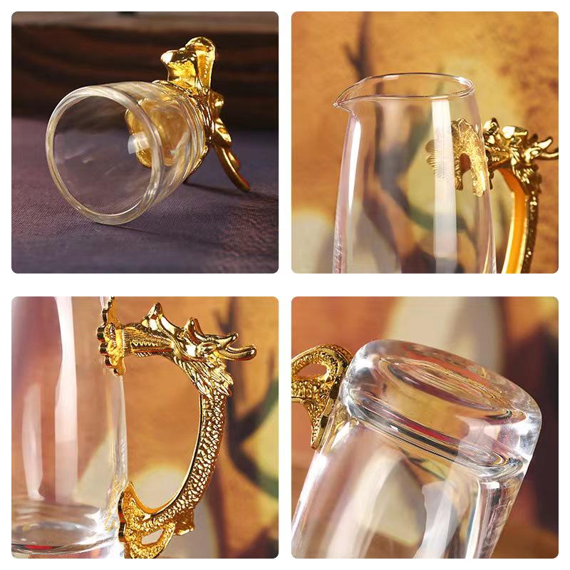 Twelve Zodiac Lead-Free Crystal Baijiu Cup Set