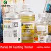 Marie Odorless Oil Paint Thinner 500ml - Medium for Mixing, Cleaning Brushes