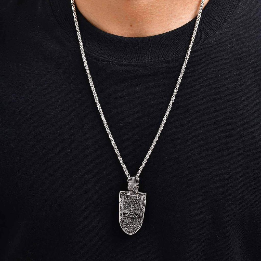 Retro Gun Black Texture Pendant: Durable Personality Hanging Ornament (PN-2261)