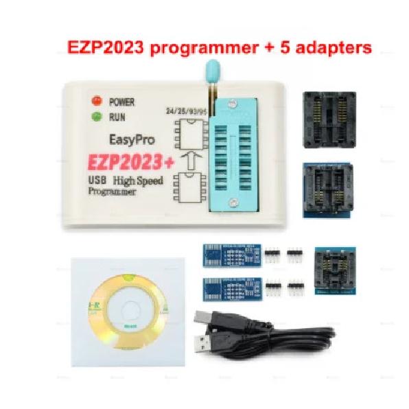 EZP 2023 support WIN7&8 64bit NEW EZP2023 high-speed USB SPI Programmer 24 25 93 95EEPROM 25 flash bios chip with adapter
