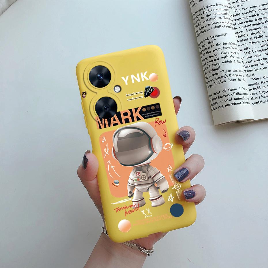 for Huawei Nova 11i Case Cute Astronaut Soft Silicone Phone Cover for Huawei Nova 11i MAO-LX9 Back Cases Nova11i 11 i Funda Etui