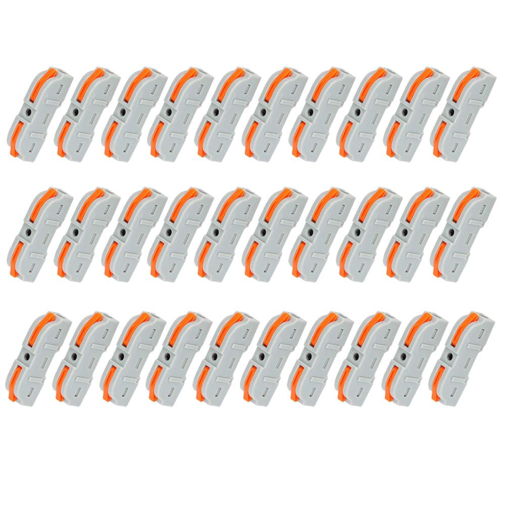 Quick Splicing Multiplex Butt Wire Connector Compact Electrical Cable Terminal Block Home Wiring Connectors for Circuit Inline