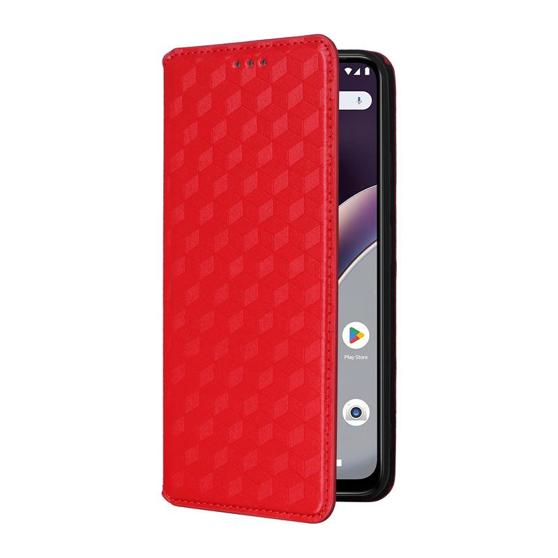 BLU C9 Leather Case: Multifunctional Protective Cover with Card Holder, Stand, and Magnetic Closure.