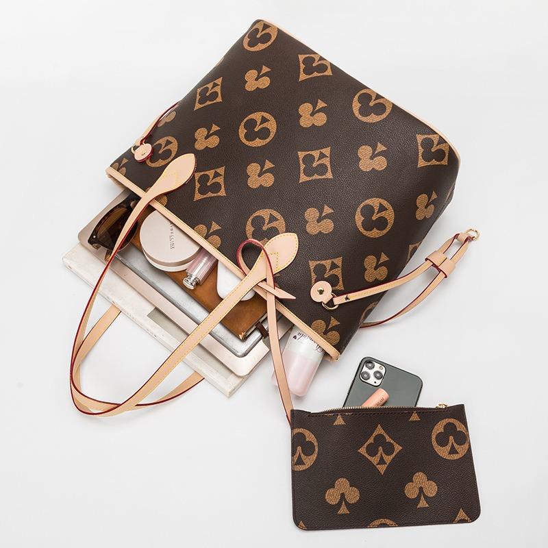 Trendy New Big Bag, Retro Printed Tote Bag, Large Capacity Child and Mother Bag, Portable Shoulder Bag.