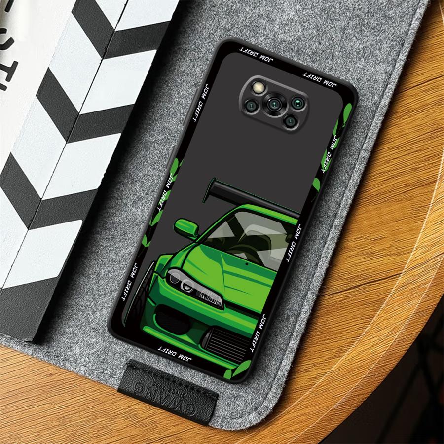 Funda Phone Cover Case for Xiaomi Poco F8 C50 X7 X3 X4 X5 Pro C71 F3 M5 M7 Pro M3 M4 C75 F1 C61 Super Car