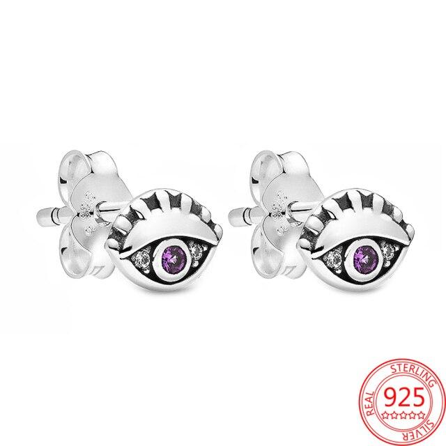 Sale Stylish Jewelry Sterling Color Multiple Styles Zircon Stone Earrings Girl Daily Wear Dating Sleek Simple Earrings Birthday Voguish